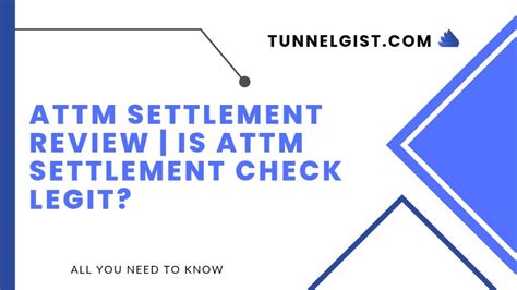 Attm settlement. Things To Know About Attm settlement. 